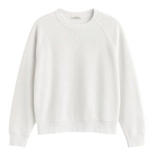 perfectwhitetee Women's Ziggy White Sweatshirt